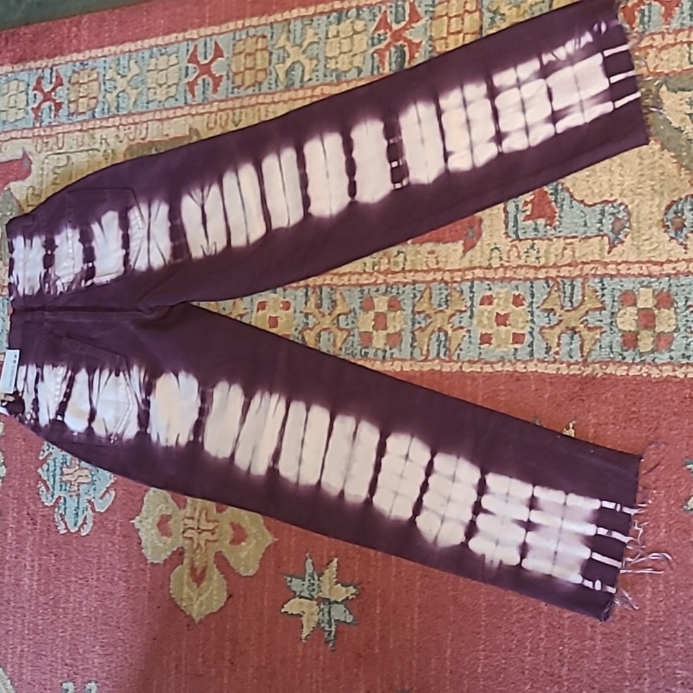 NWT PACSUN HIGH RISE STRAIGHT TIE DYE JEANS - Picture 10 of 10